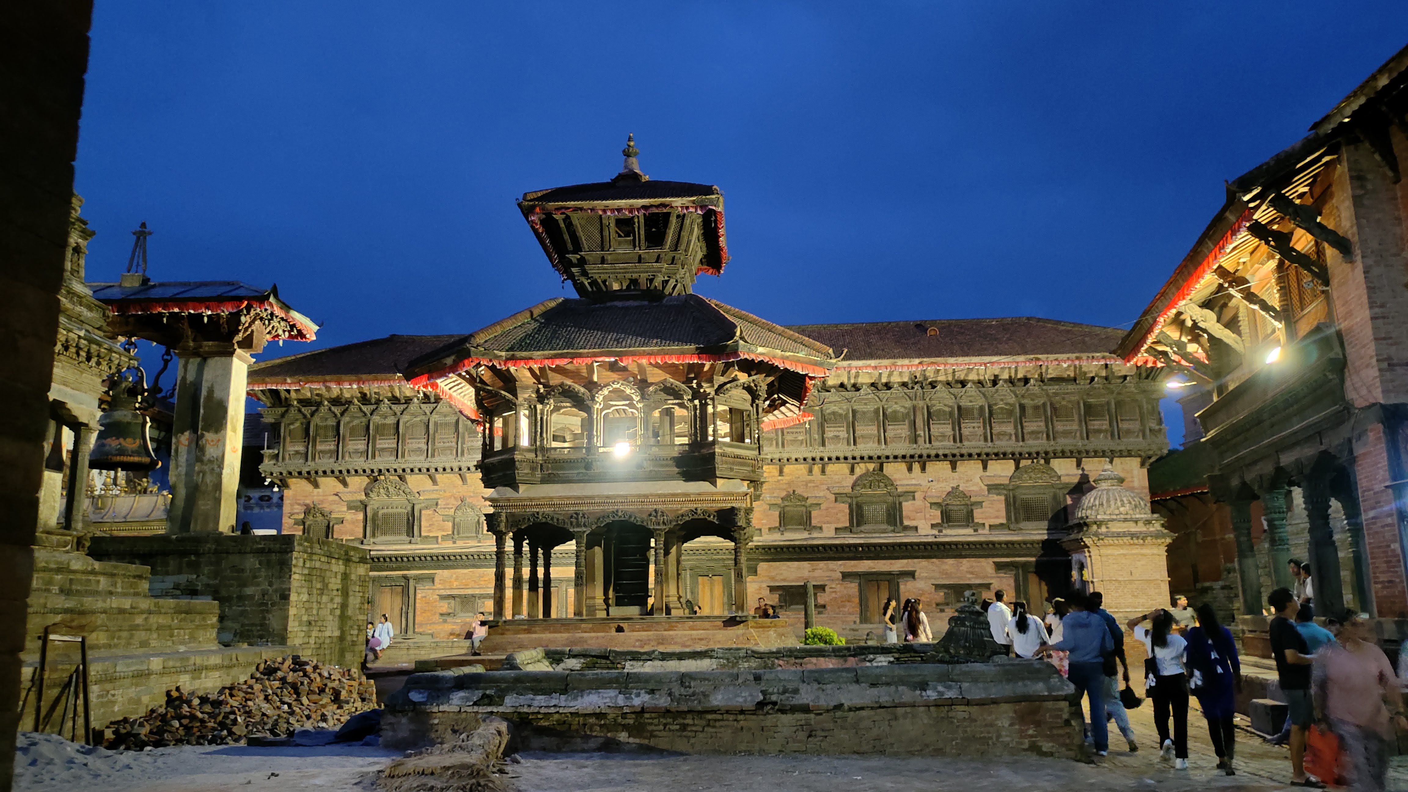 55 Window Palace in Background of Chyasilin Mandap